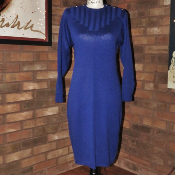 Classic Vintage St John Knit Dress Sz 